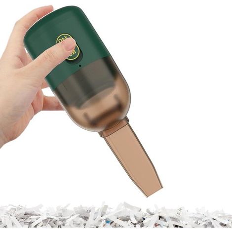 Tischstaubsauger Mini Staubsauger Für die Schreibtischreinigung Kompakt und leicht 11,9 cm lang Dunkelgrün (1/5)