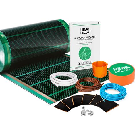 Set di fogli riscaldanti HD-G 80 W/m2, larghezza 50 cm - senza termostato - con