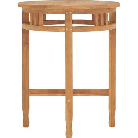 Maison Exclusive - Tavolo da Bistrot Ø60x75,5 cm in Legno Massello di Teak (1/5)