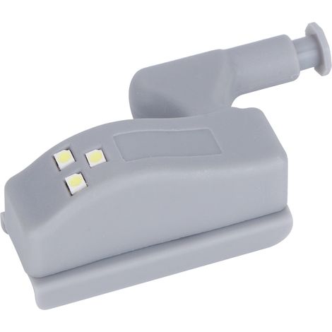 Lot de 10 lampes LED à détecteur de mouvement pour charnières, placards, tiroirs et armoires, lumière chaude. (1/5)