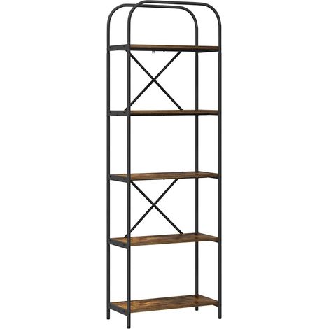 Maison Exclusive - Bücherregal Geräucherte Eiche 60 x 30 x 183 cm