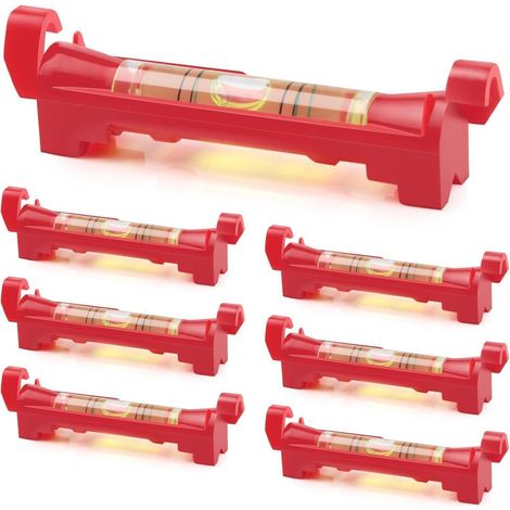Lot de 7 niveaux à fil 75mm pour maçonnerie et plomberie (1/5)