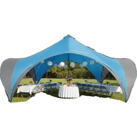 Carpa tipo cenador, construcción de PVC, capacidad para 3-4 personas, como se muestra en la imagen. (1/2)