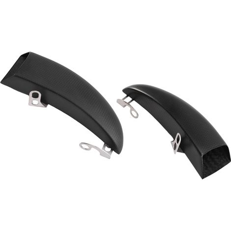 1 paire de bouchons de radiateur pour étriers de freins en fibre de carbone Honda, Kawasaki et Yamaha (1/4)