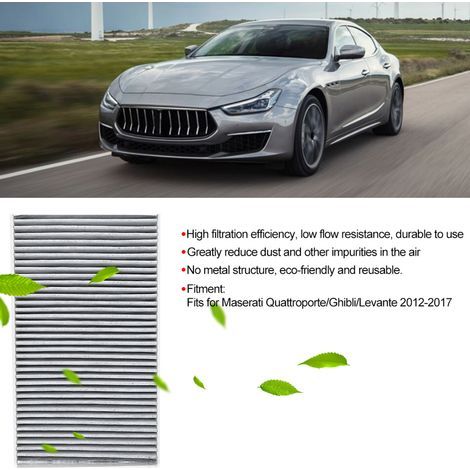 Innenraumluftfilter 670005021 für Maserati Quattroporte, Ghibli und Levante (2012-2017)