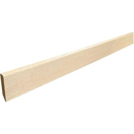 Plinthe Chêne Massif Premier Choix 14 x 70 mm Long. 2m Deschaumes