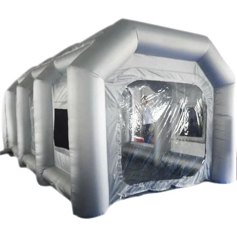 Tente Gonflable, Grand Espace, Matériaux Durables, GRIS (1/2)