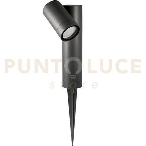 GES2220 PALETTO CON PROIETTORE ORIENTABILE 1 LUCE ATTACCO GU10 ANTRACITE
