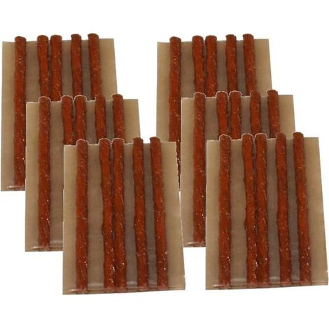 30 mèches longues 10cm pour kit de réparation pneu