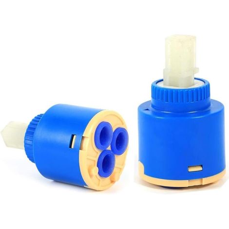 Cartouche céramique 35 mm pour robinets de cuisine, lavabo et douche, matériaux de haute qualité, filtre à trois couches, étanchéité optimale