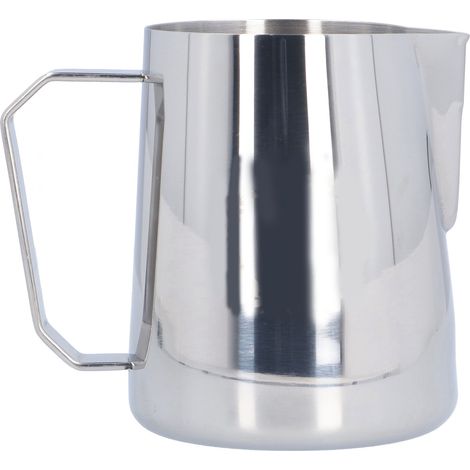 Pitcher à lait inox 600ML pour mousseur à lait et latte art, sans logo (1/5)