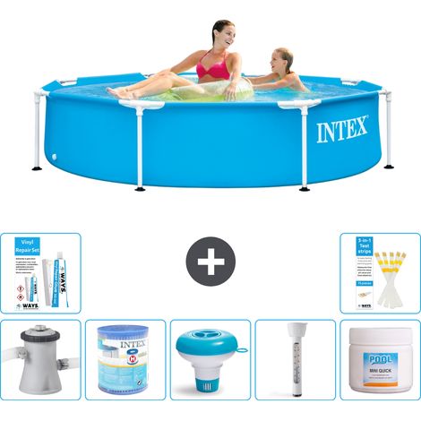 Intex Piscine Tubulaire Ronde - 244x51 cm - 8-pièces  S22449 (1/5)