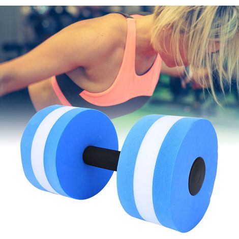 Haltère aquatique en mousse flottante pour aquafitness durable (couleur bleu et blanc) (1/5)