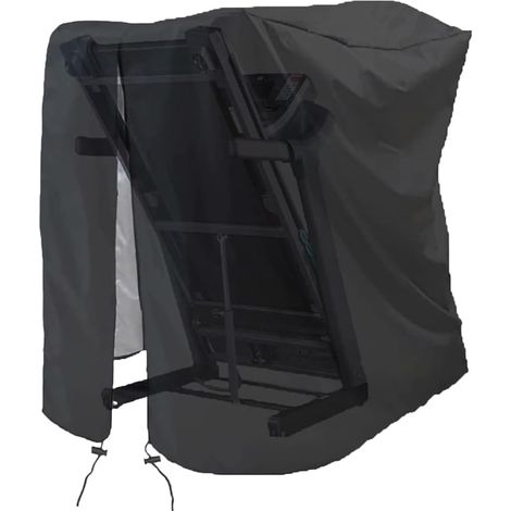 Bâche Pliable 210D Oxford pour Meubles Extérieur Bâche Pliable(Black 110 95 160cm) pour zip latéral pratique, installation rapide, de serrage bas, fixation sécurisée même par vent fort (1/5)