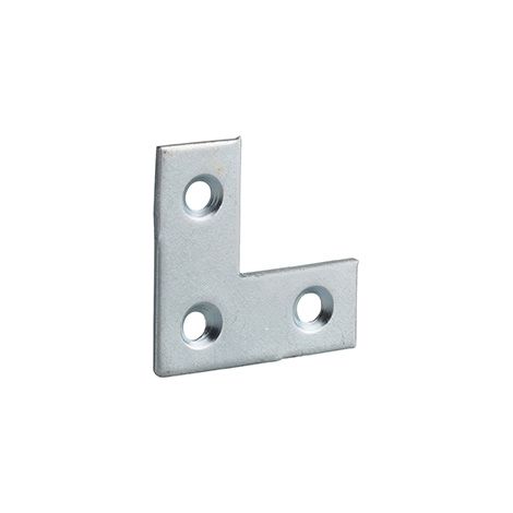Piastra squadra angolare 30x30x12,5mm, acciaio zincato - THIRARD