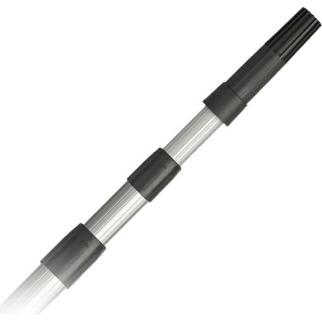 Perche télescopique en aluminium 3 m – Longueur ajustable pour travaux en hauteur – Prise en main ergonomique – Compatible avec plusieurs outils – Dekor