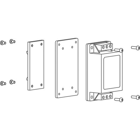 Din-Schienenadapter Tracopower tmp-mk1 sichere Montage kompatibel Konverter