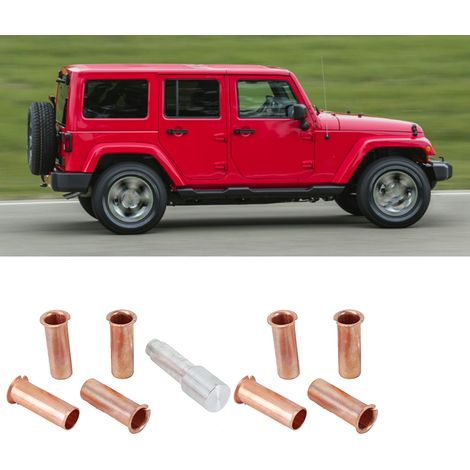 Kit de bagues et doublures d'axe de charnière de porte compatibles avec Jeep Wrangler 2007-2018 (1/5)