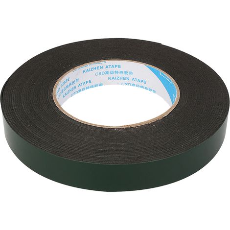 CSD Doppelseitiges Klebeband – Extrem stark, wasserfest, selbstklebend, schwarzer PE-Schaum, 10 Meter (1/5)