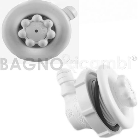 Ricambio bocchetta assiemata bianca per cabina doccia Jacuzzi 941400381
