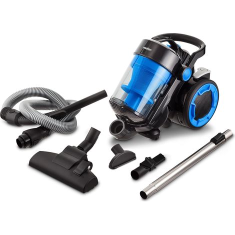 Aspirateur cyclonique sans Sac P4000 (Puissance 900 Watts, capacité du bac à poussière 4,3 litres, Filtre HEPA 13 Lavable, Rayon d'action 11 m, MD 11906) Bleu (1/5)