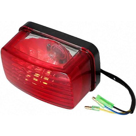 Feu arrière Banshee 350, Blaster 200, Grizzly – Ampoule de remplacement, éclairage LED compatible, pièce détachée moto, phare stop arrière robuste, kit x1, universel. (1/5)
