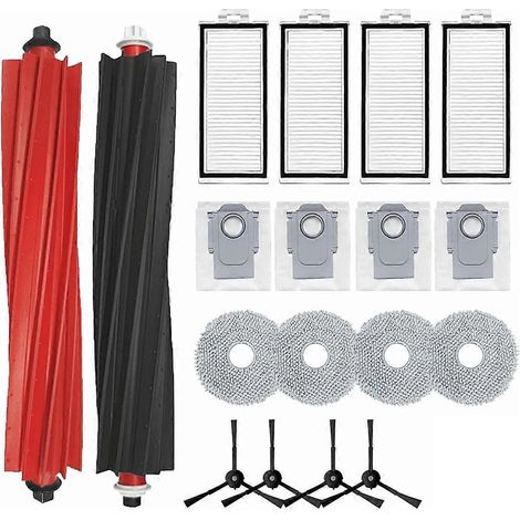 Pièces de rechange pour aspirateur Qrevo Master/P10s Pro V20 : filtres HEPA, lingettes de nettoyage, sacs à poussière (1/5)