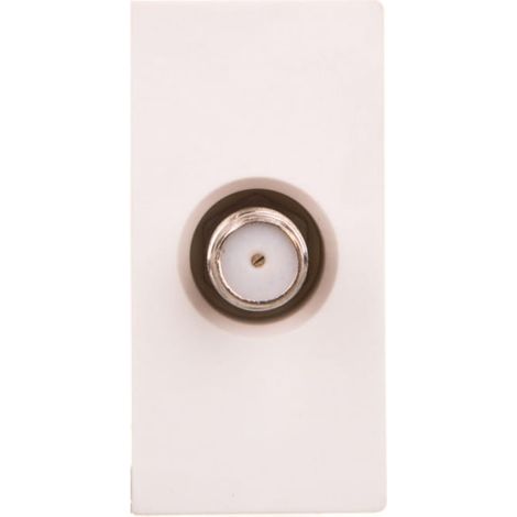 Modulo TouchMe con connettore per antenna satellitare da 1/2" bianco TM905W