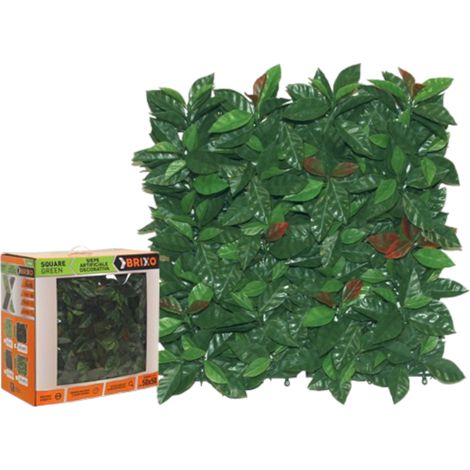 Schattieren von Hecke 50x50 cm Fragivist mit Platano Blättern 12 Quadrate Pack