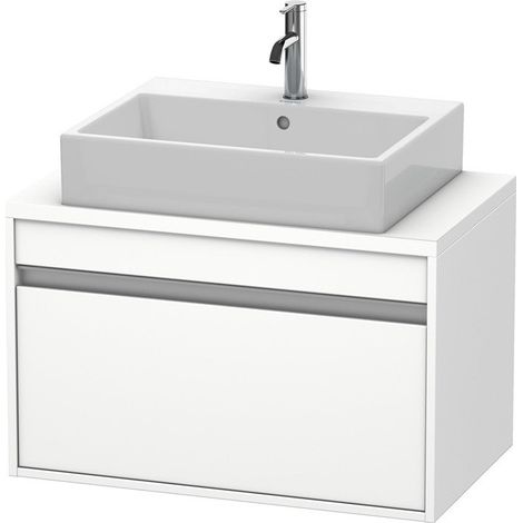 KETHO mobile consolle basso 480x800x480mm bianco opaco