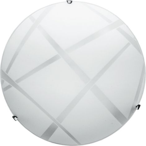 DARIO LAMPADA PLAFONIERA DA SOFFITTO E27 2 LUCI 40CM BIANCA (1/6)