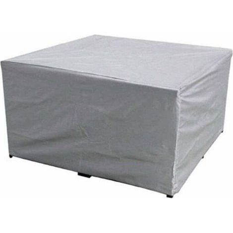 150x150x75 CM Protective cover for garden furniture, waterproof polyester fabric, for garden table and chairs, UV resistant, for rectangular garden table and chairs (1/4)