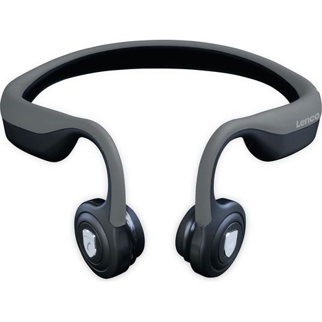 Écouteurs Bluetooth à conduction osseuse LENCO HBC-200GY - Jusqu'à 8 heures d'autonomie - Étanche - Batterie rechargeable intégrée (1/5)