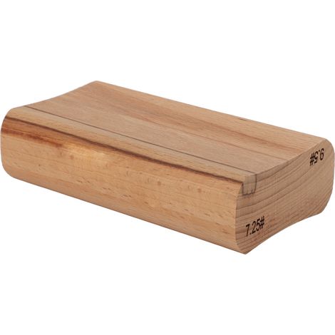 Blocs de ponçage incurvés en bois pour le ponçage des touches de guitare et des flûtes, disponibles en tailles de 7,25 pouces et 9,5 pouces. (1/5)