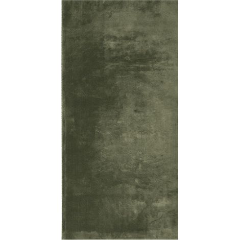 Maison Exclusive - Alfombra pelo corto suave lavable HUARTE verde