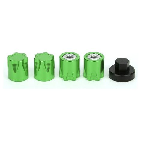 4 pièces bouchons de jante M4 pour Traxxas TRX4, Axial SCX10 90046 D90 et Tamiya (1/4)