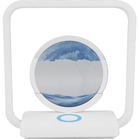 Lampe d'ambiance - 3D verre bleu RGB, pour cadeau et chambre (1/5)