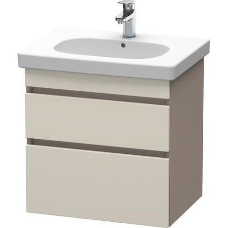 Sous-structure pour lavabo DURASTYLE 453x600x610mm chêne noir / blanc mat