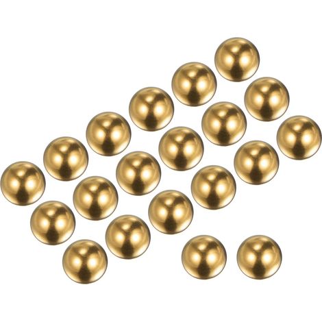 50pcs Laiton Précision Billes - [3mm] Rond pour Roulements Bagues Vannes Utilisation (1/4)