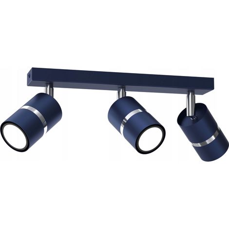 DECKENLEUCHTE PLAFON STRIP SPOT MARINEBLAU GU10 LED (1/5)