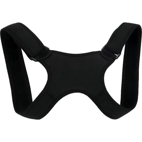 Correcteur de posture pour le soutien du dos avec bandoulière - Convient aux hommes et aux femmes (1/5)