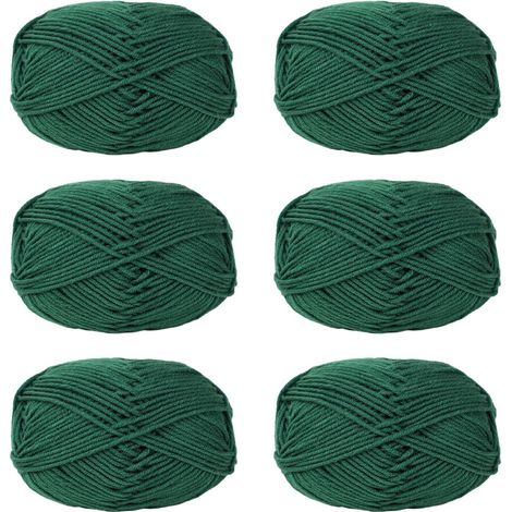 Hilo para tejer, ganchillo, madeja de 50 g - 41 Verde Navidad