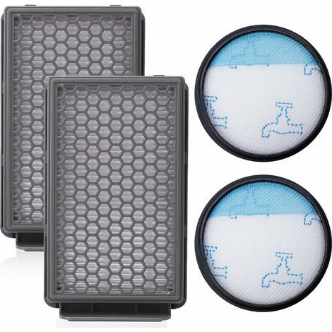 2 Kit de Filtres pour Rowenta l'Aspirateur Moulinex Compact Power Cyclonic RO3731EA RO3753EA RO3786EA RO3718EA RO3724EA RO3798EA, HEPA Filtres Alternative à ZR005901 D