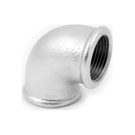 Raccord agaflex 90 degree threaded elbow ductile iron 9.5 cm (1/2)