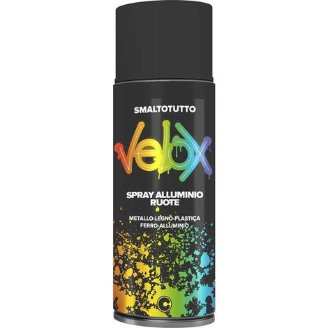 6 x VELOX SPRAY PROTETTIVO ALLUMINIO RUOTE N.126