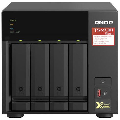 QNAP TS-473A NAS Torre Ethernet Negro V1500B