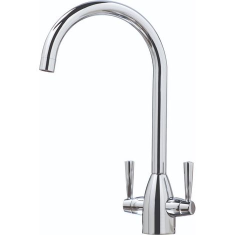 Orbit Marlo Kitchen Sink Mixer Tap Dual Handle - Chrome (1/4)