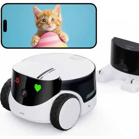 ENABOT Rola PetPal Robot caméra pour animaux avec surveillance en temps réel et interaction à distance (1/4)