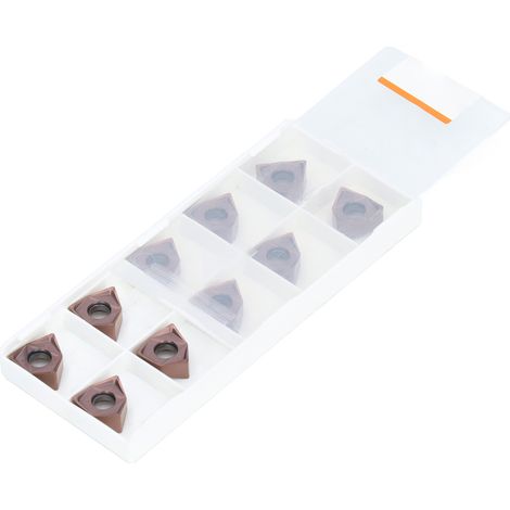 10 inserts carbure WNMU080608EN-GH tournage bois revêtues CNC outils découpe (1/5)
