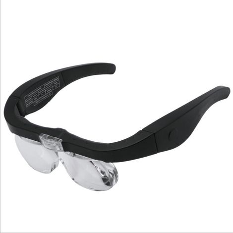 Lunette Loupe avec LED,  Bijoutier, Couture, et Bricolage (1.5X 2.5X 3.5X 5X) (1/4)